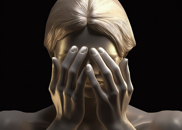 Shame filled person