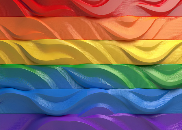 Rainbow colors